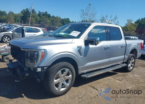 2021 Ford F-150 Lariat z USA, uszkodzony, nr VIN 1FTFW1E86MFC57406